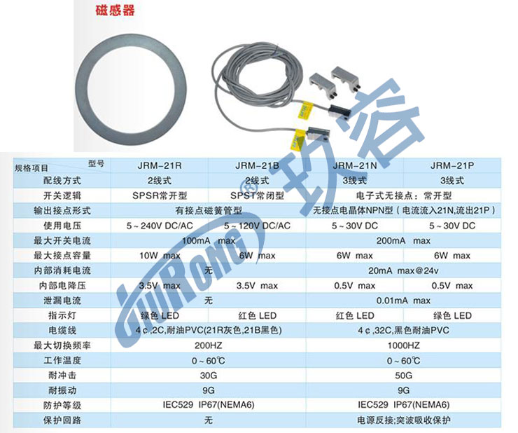 磁性開關型號規(guī)格